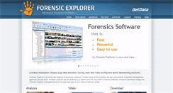 Desktop Screenshot of forensicexplorer.com